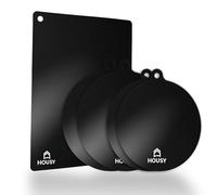 HOUSY Protezione Piano Induzione Antigraffio e Resistente al Calore - Set Tappetini Sottopentola e Copri Piano Induzione in Fibra di Vetro Lavabile e Sicura per la Cucina (5 Pezzi)