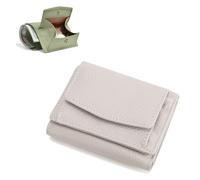 Houtangduty Mini Wallet, Folding Mini Wallet, Houtndguter Genuine Leather RFID Blocking Card Holder Organizer Pocket, for Woman (#1)