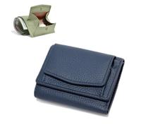 Houtangduty Mini Wallet, Folding Mini Wallet, Houtndguter Genuine Leather RFID Blocking Card Holder Organizer Pocket, for Woman (#6)