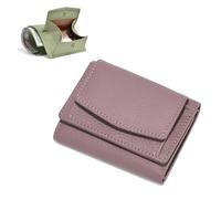 Houtangduty Mini Wallet, Folding Mini Wallet, Houtndguter Genuine Leather RFID Blocking Card Holder Organizer Pocket, for Woman (#14)