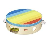 Goki Tamburello 61920 - Arcobaleno in legno con sonagli