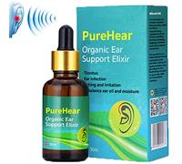 HOUXIANDOU Oveallg Purehear Organic Ear Support Elixir, Gocce per Il Sollievo Dall'acufene, Gocce Naturali A Base di Erbe Organiche, Allevia Il Ronzio Dell'orecchio, Il Ronzio, Il Clic (1 Bottiglia)