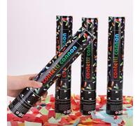HOVCEH 4 Pezzi Sparacoriandoli Laurea, Coriandoli Laurea Biodegradabili, Spara Coriandoli Matrimonio, Tubo Sparacoriandoli Colorati per Matrimonio, Compleanno, Baby Shower, Capodanno (Colorato)