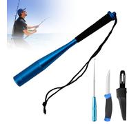 HOVCEH Ammazza Pesci in Alluminio, 3Pcs Pesca Pesce Killer, Acciaio Inossidabile Gancio Looser e Coltello da Pesca con Fodero, Alluminio Fish Killer, Accessori da Pesca per Pesca All'aperto