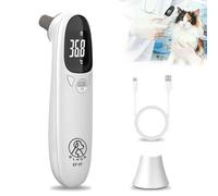 HOVCEH Termometro Auricolare per Cani, Termometro Orecchio per Gatti, 12,8 * 3,9 cm Termometri per Gatti per Orecchie, Monitor Della Temperatura 'Orecchio del Cane per Cane, Gatti, Maiali