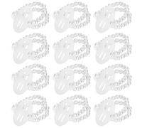 HoveeLuty 12 braccialetti elastici eleganti e sicuri con perle da polso, per bouquet da polso, forniture per matrimoni, corsetti da polso per matrimoni