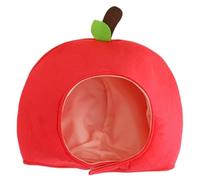 HoveeLuty Cappello di Mele, Cappello di Frutta Carino e Divertente per Natale, Accessorio per Foto di Feste di Cosplay, Decorazione per Travestimenti per Feste di Natale, di Frutta, Costume di Mel