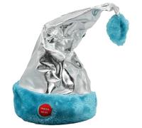 HoveeLuty Cappello di Natale canterino e Danzante, Cappello di Babbo Natale in Movimento con Altalena elettrica, Giocattolo di Peluche Musicale per Adulti e Bambini, Articoli per Feste, di Babbo N