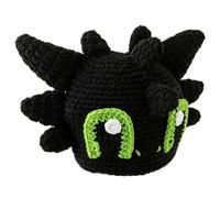 HoveeLuty Cappello lavorato a maglia lavorato a mano, cappello di Halloween forma di drago nero, divertenti costumi di Halloween per feste di Natale, cosplay, cappelli di per donne e uomini, ca