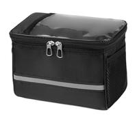 HoveeLuty Cestino Anteriore per Bici, Impermeabile, in Tessuto Oxford 600D, per Bambini e Bambine, Adatto alla Maggior Parte dei tricicli e Scooter, Cestino per Bici Nero, Anteriore per per ba