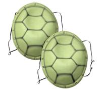 HoveeLuty Costume da Tartaruga 2 Pezzi in Eva Morbido e Divertente con Cinturino Elastico, Costumi realistici per Cosplay di Halloween per Bambini e Adulti, Costume da Cosplay, gusci di Tartaruga, co