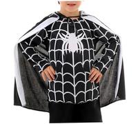 HoveeLuty Costumi di Halloween per Bambini, Fantastico Costume da Ragno con Mantello per Feste Cosplay, Senza Pantaloni, Piccolo Costume da Ragno, Costumi di Halloween, da per Bambini, di