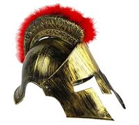 HoveeLuty Elmo spartano, armatura medievale, costume spartano, antico elmo vichingo romano per giochi di ruolo di Halloween, festa in maschera, Sparta, da samurai, costume, romano, gr