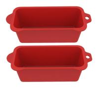 HoveeLuty Grasso Catcher2 pezzi griglia raccogli grasso 22,9 x 8,9 x 7,1 cm, in silicone resistente al calore, anti-trabocco, fodere per tazze per grill, fodere rosse per tazze