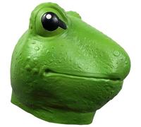 HoveeLuty Maschera da Rana realistica, Maschere di Animali in Lattice a Testa Intera per Feste di Halloween, Travestimenti, Maschere di Halloween, di Animali, realistiche