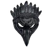 HoveeLuty Maschera d'aquila Maschera di Halloween in PU testurizzato squisita da realistica per il giorno di carnevale da festa Cosplay da animale Costumi di Halloween Ma
