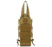 HoveeLuty Molle per Borraccia per Zaino, portaborraccia Molle Regolabile, portaborraccia per Viaggi, Pesca, Caccia, Escursionismo, all'aperto, Marrone Chiaro per Borraccia