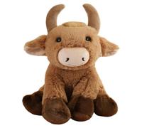 HoveeLuty Peluche a Forma di, Peluche Morbido e coccoloso da 9 Pollici, Giocattoli di Animali Carini e realistici per Ragazzi Ragazze, a Forma di Mucca, di, for