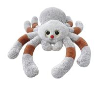 HoveeLuty Peluche ragno dal naso rosso, adorabile e morbido cuscino a forma di ragno, peluche di Halloween per divano, decorazioni per la casa, regali di Halloween, di, di
