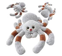 HoveeLuty Peluche Ragno dal Naso Rosso, Adorabile e Morbido Cuscino a Forma di Ragno, Peluche di Halloween per Divano, Decorazioni per la casa, Regali di Halloween, di, di