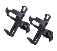 HoveeLuty Portaborraccia per Bicicletta 2 Pezzi Senza Viti, portaborraccia Girevole a 360°, in plastica per Scooter Elettrico, Sedia a rotelle, Passeggino, per Bicicletta, por