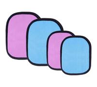 HoveeLuty Rimozione della sabbia per bambini da spiaggia, 4 pezzi, per la spiaggia, 2 misure, efficiente, pratico, morbido guanto essenziale per surf, oceano e attività ricreative sul lago