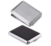 HoveeLuty Scatola di fiammiferi Portatile Impermeabile da 2 Pezzi, in Acciaio Inossidabile, con Piastra di attrito per riporre i fiammiferi, con Porta e Porta con accenditore.