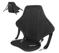 HoveeLuty Sedile per Kayak con Supporto per la Schiena, Sedile Regolabile in Nylon per Paddle Board/Canoa con Ganci a Scatto e Borsa portaoggetti, Accessori per Kayak riutilizzabili e Staccabili, PE