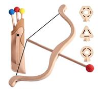 HoveeLuty Set Arco e frecce per Bambini, Arco e frecce in Legno, Set di tiro con l' per Bambini da Interno da Esterno, Include 3 3 bersagli per, Ragazzi Ragazze, Giocattolo