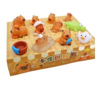 HoveeLuty Statuetta di Capibara Scatole Misteriose in Resina, Simpatico Mini Capibara da Collezione Giocattolo per Bambini Bomboniere per Feste di Compleanno Mini in Resina Figure Min