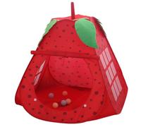 HoveeLuty Tenda per Bambini da Interno a Forma di Fragola, Tenda da Gioco per Bambini con Porta e Finestra a Rete, casetta da Gioco Portatile per Ragazzi e Ragazze, per Piccoli, Casette da gi