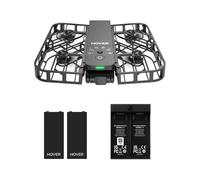 HOVERAir X1 Telecamera Auto-Volante, Mini Drone Tascabile, Combo Plus | Action Cam con Decollo dalla Palma, Video HDR, Modalità Seguimi, Controllo a Mani Libere, Percorsi Smart, Nero