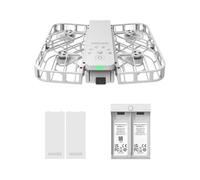 HOVERAir X1 Telecamera Auto-Volante, Mini Drone Tascabile, Combo Plus | Action Cam con Decollo dalla Palma, Video HDR, Modalità Seguimi, Controllo a Mani Libere, Percorsi Smart, Bianco