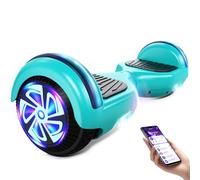 Hoverboard 6,5 pollici Overboard, hoverboard fuoristrada Gyropod, scooter elettrico autobilanciato con Bluetooth e LED per bambini e adulti