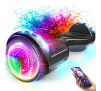 Hoverboard con ruote e faro LED da 6,5 pollici, Bluetooth, regalo per bambini