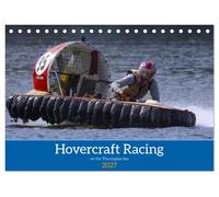 Hovercraft Racing on the Thuringian Sea (Desk Calendar 2027 DIN A5 landscape), CALVENDO 12 Month DeskCalendar: Exciting racing scenes with the ... and their vehicles on the Thuringian Sea.