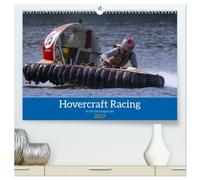 Hovercraft Racing on the Thuringian Sea (High Quality Premium Wall Calendar 2027 DIN A2 landscape),CALVENDO 12 Month Wall Calendar: Exciting racing ... and their vehicles on the Thuringian Sea.