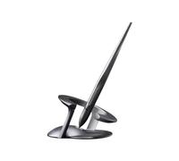 Novium Hoverpen 2.0,Penna futuristica di lusso realizzata con leghe aerospaziali, estetica unica, penna esecutiva a rotazione gratuita, regali di Natale per uomini e donne (nero spaziale, base)