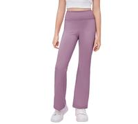 Hovershoes Leggings Svasati da Bambina Pantaloni A Vita Alta Leggings Sportivi Elasticizzati vestibilità Slim Pantaloni A Zampa D'elefante Pantaloni da Yoga per Danza Allenamento Casual