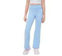 Hovershoes Leggings Svasati da Bambina Pantaloni A Vita Alta Leggings Sportivi Elasticizzati vestibilità Slim Pantaloni A Zampa D'elefante Pantaloni da Yoga per Danza Allenamento Casual