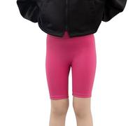 Hovershoes Pantaloncini da Ciclismo per Bambine Elastici da Yoga Traspiranti da Indossare sotto L'abito per La Scuola L'atletica La Ginnastica La Danza Il Ciclismo