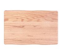 Hovothy Piano Tavolo 60x40x6 cm Marrone chiaro Piano Legno Massello Piano Per Tavolo Piano Del Tavolo Sostitutivo Per Tavolini Da Caffè Tavolo Da Pranzo Banchi Da Lavoro in Rovere Non Trattato