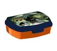 HOVUK Jurassic-World - Contenitore per il pranzo, 20 cm, riutilizzabile, per bambini, ragazzi, per scuola e picnic, dai 3 anni in su
