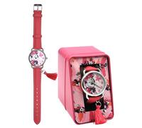 HOVUK Orologio analogico per bambini, Orologio Minnie Mouse (rosa)