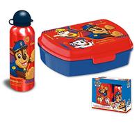 HOVUK Paw Patrol, contenitore per il pranzo per bambini con borraccia da 500 ml, contenitore in plastica per alimenti per la scuola, bambini dai 3 anni in su