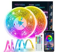 HOVVIDA Striscia LED 30m 30 LED/Metro 2x15m 24V RGB LED 900 LED APP e