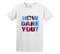 How Dare You Greta Thunberg Tri-Blend O Neck Men T Shirt White 3XL
