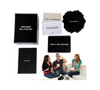 How Deep Will You Go? Questions Card Game, Deep Conversation Cards Game