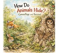 How Do Animals Hide? Camouflage and Survival for Kids: A Fun and Educational Book About Camouflage, Animal Adaptations, and Nature for Kids Ages 4-8