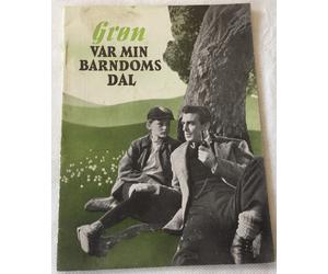 How Green Was My Valley Walter Pidgeon Maureen O'Hara 1941 programma cinemato...